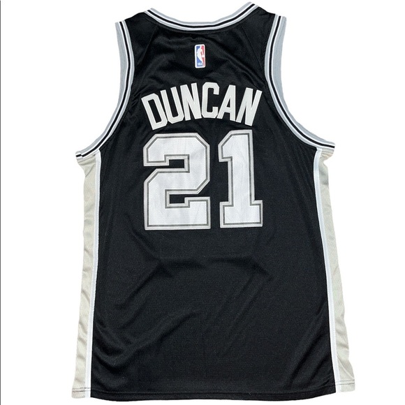 Nike NBA Authentics Tim Duncan Spurs Jersey - Picture 2 of 12